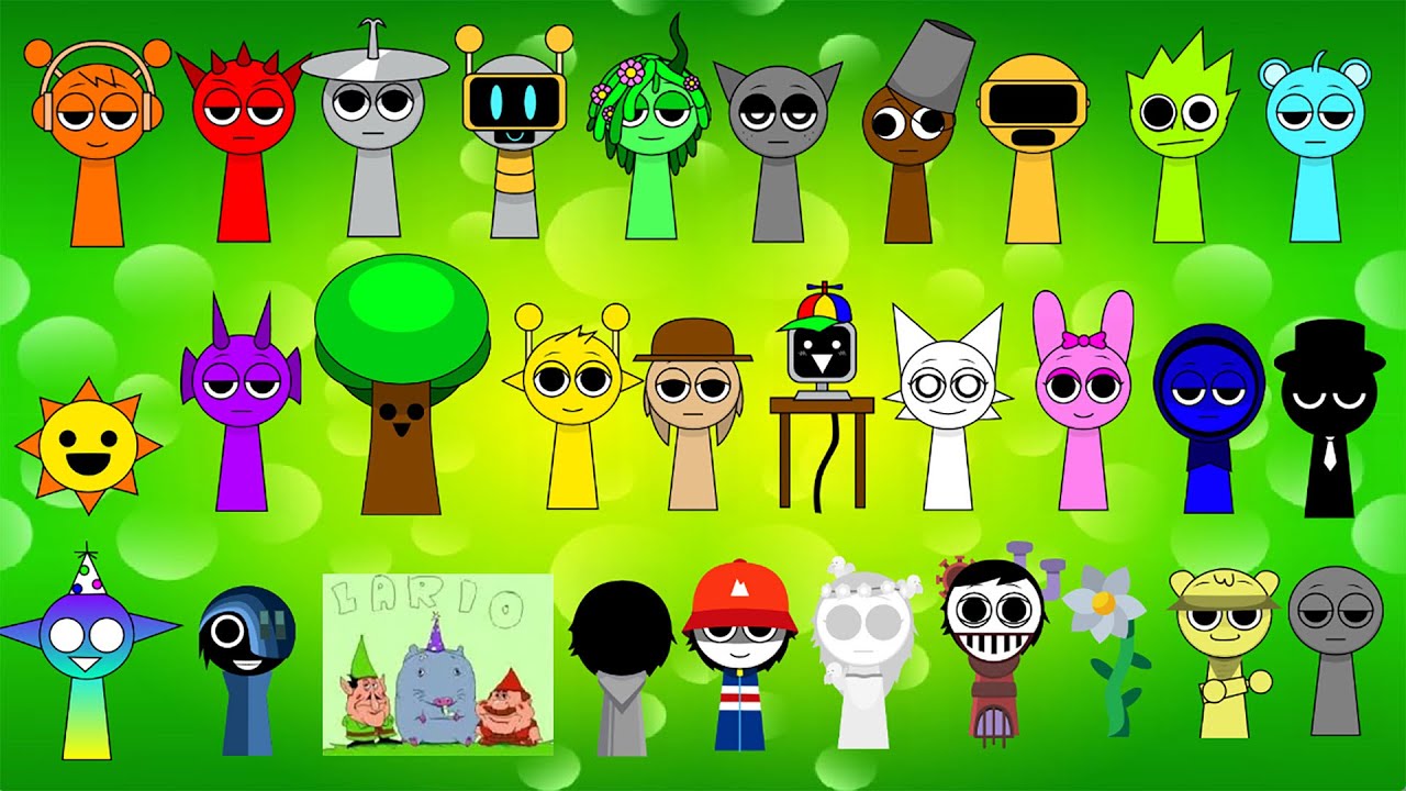 Sprunki: Jolly Band 1-30 Mix (Appear together) Oren - Polo (more bonuses)