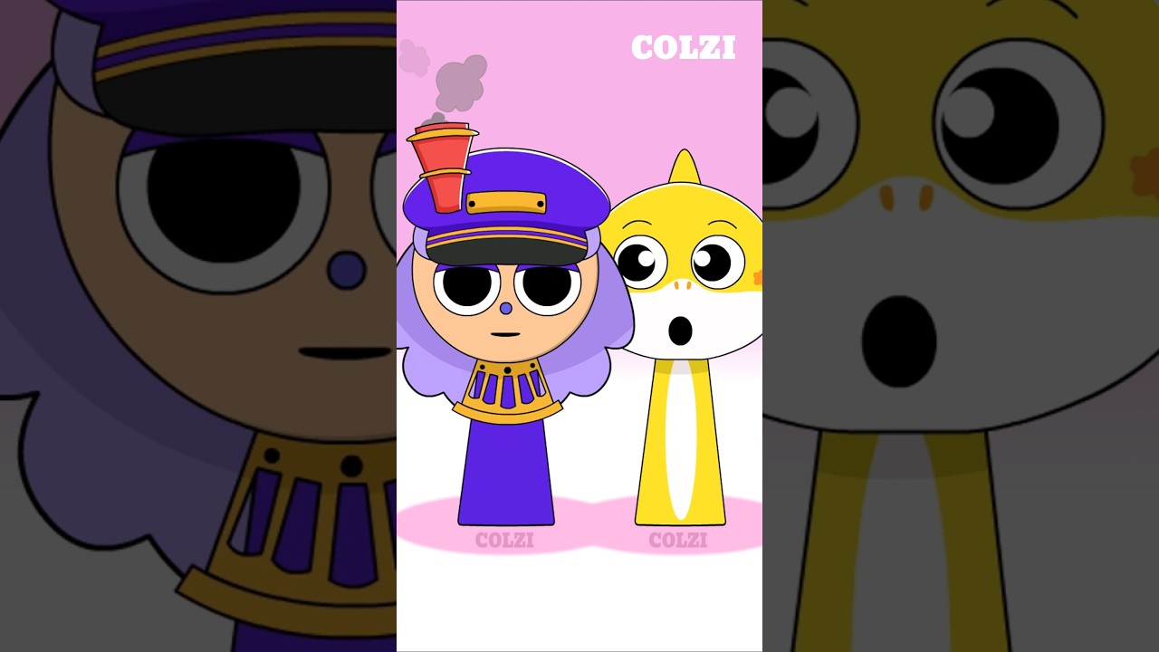 Sprunki OC Valerie Meets Baby Shark Phase 4 - Sprunki Incredibox #incredibox #animation #sprunki
