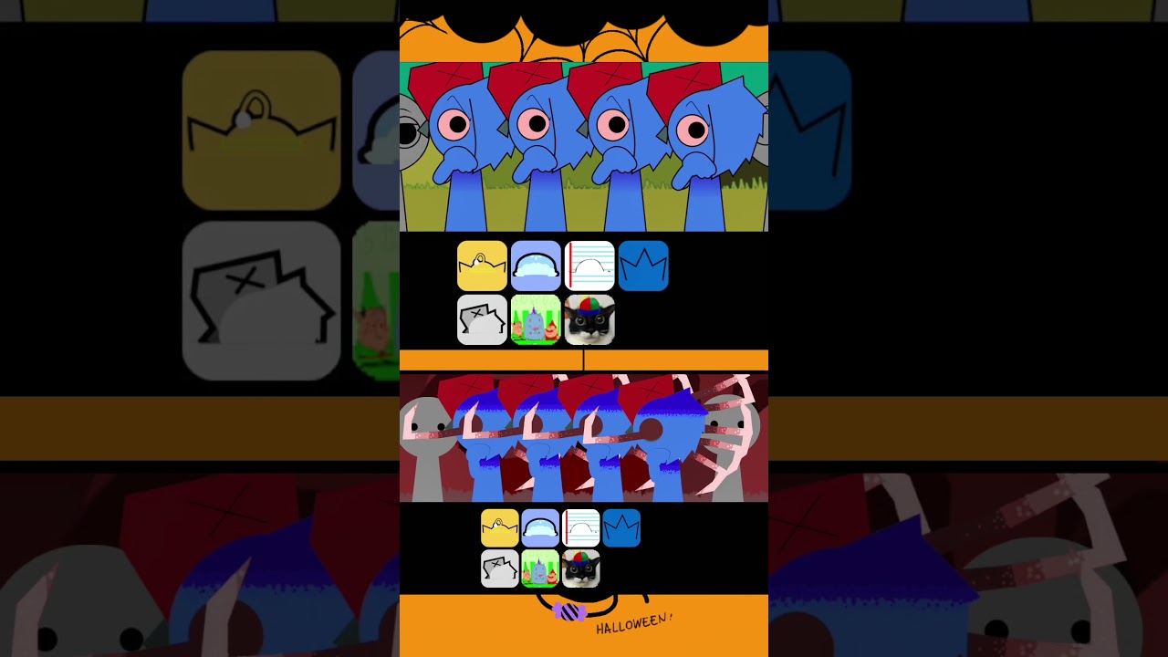 Sprunki Parasite Retake New Character  Normal Vs Horror