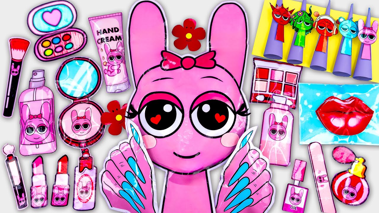 SPRUNKI: Pinki Blind Bags Challenge! - DIY Skincare + Makeup + Nails