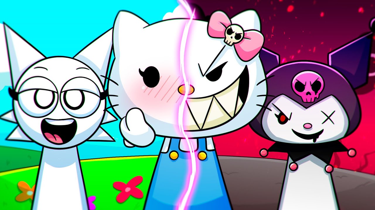 SPRUNKI SCARY HELLO KITTY! Incredibox Sprunki Animation