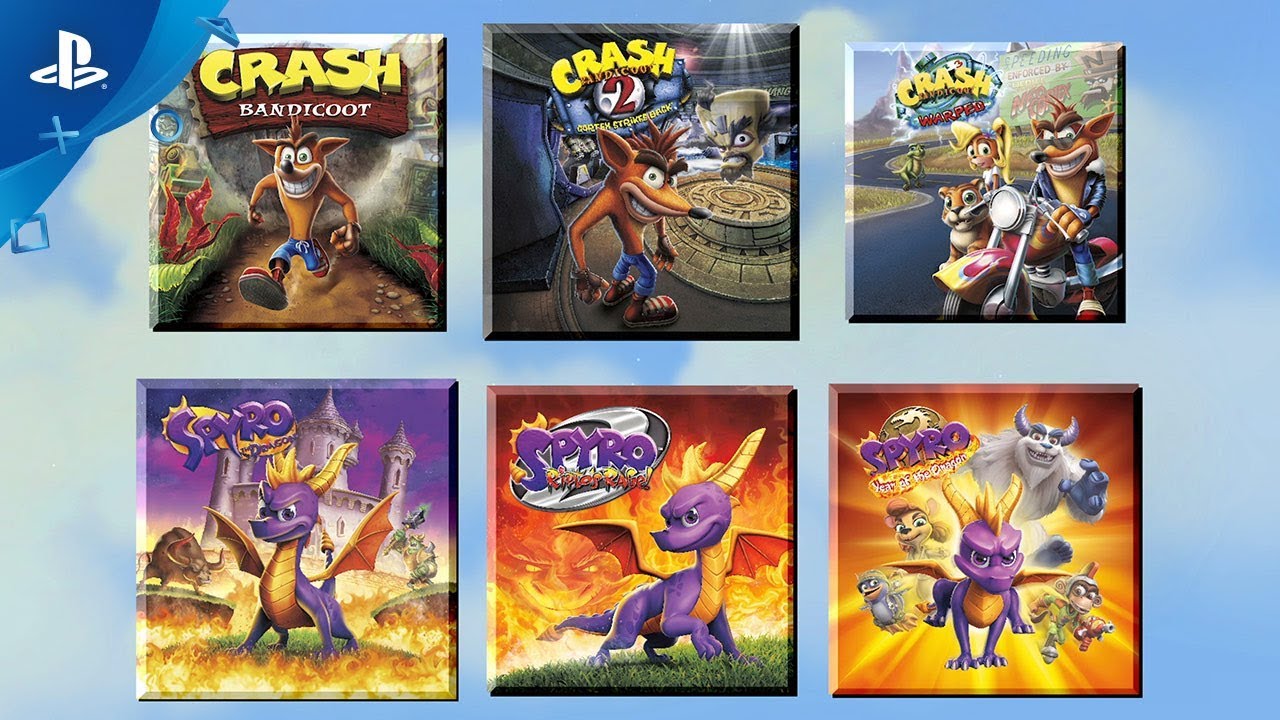 Spyro + Crash Remastered Game Bundle | PS4