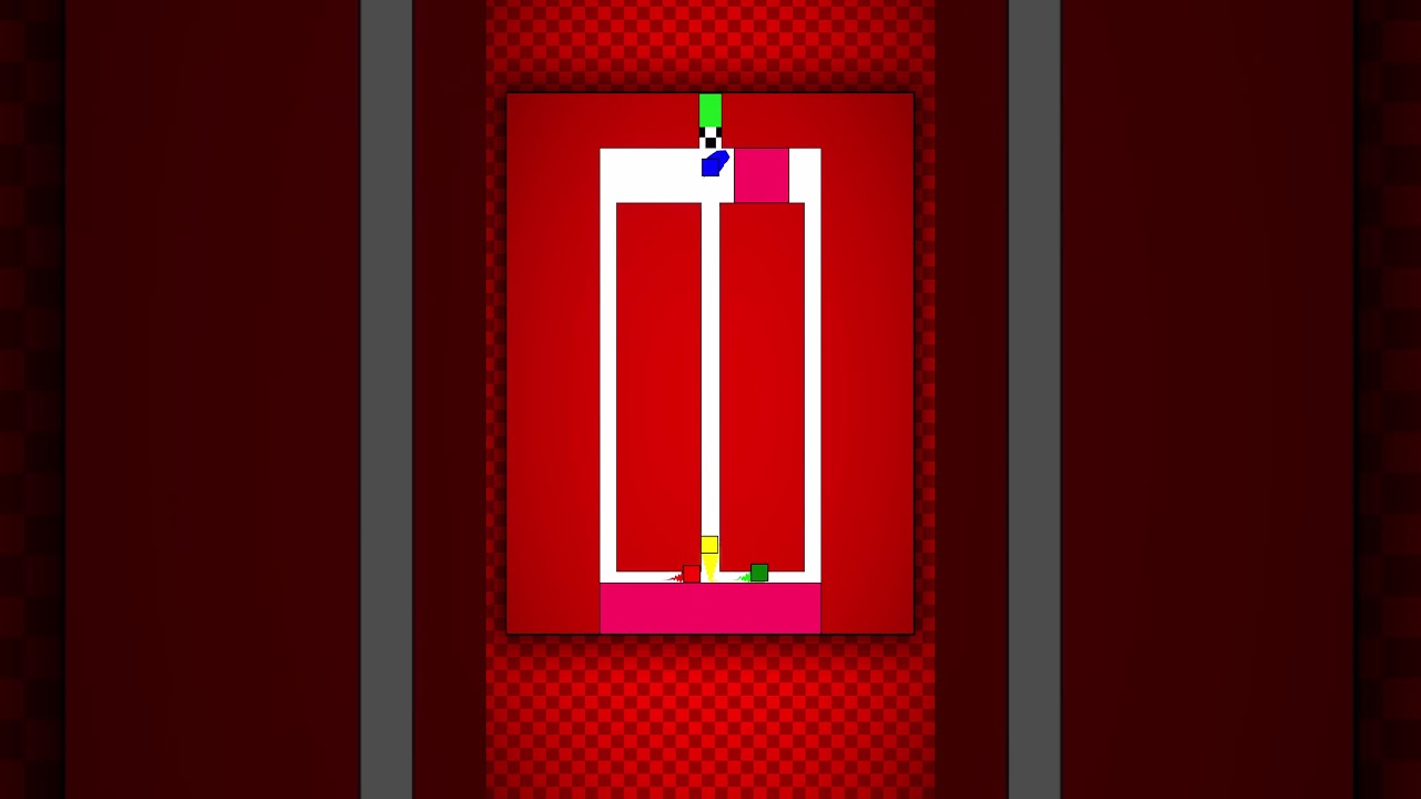 Square Race🟥🟦🟩🟨 #squarerace  #squareracegame #satisfying