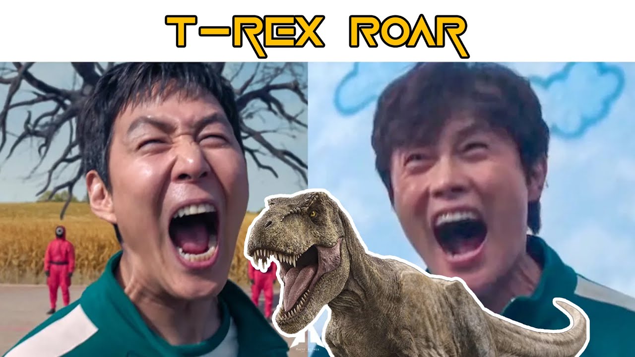 Squid Game Season 2 but screams got replaced by T-Rex Roar!