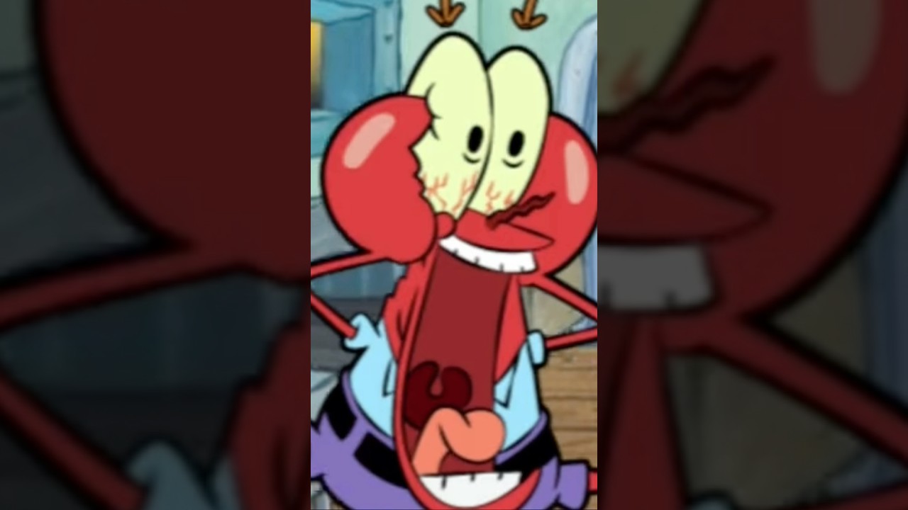 SQUIDWARD JUST HIT PEARL GONE WRONG! #youtubeshorts #spongebob #fyp #mrkrabs #squidward