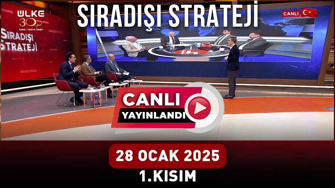 📡Sıradışı Strateji Canlı Yayınlandı 28 Ocak 2025 Yeni Bölüm @SiradisiUlkeTV