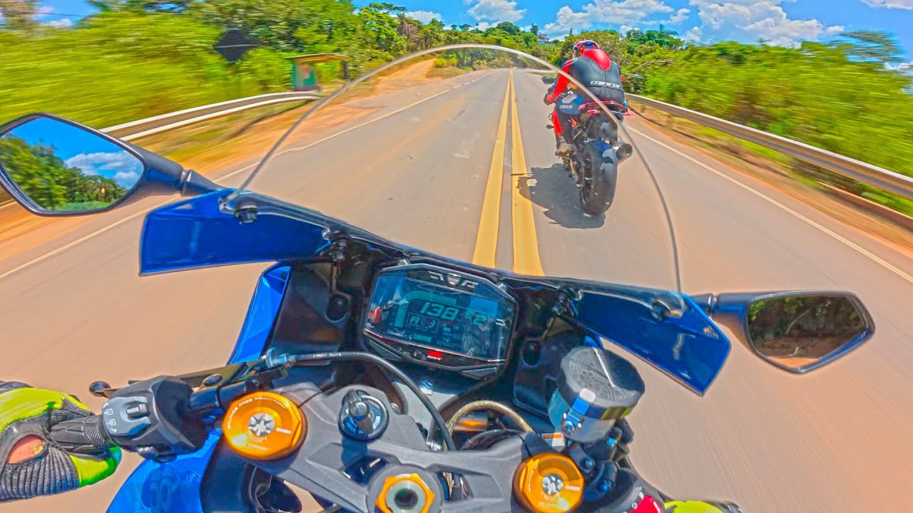 SRAD vs BMW S1000RR THIS TIME IT WAS HARD TO FOLLOW BMW