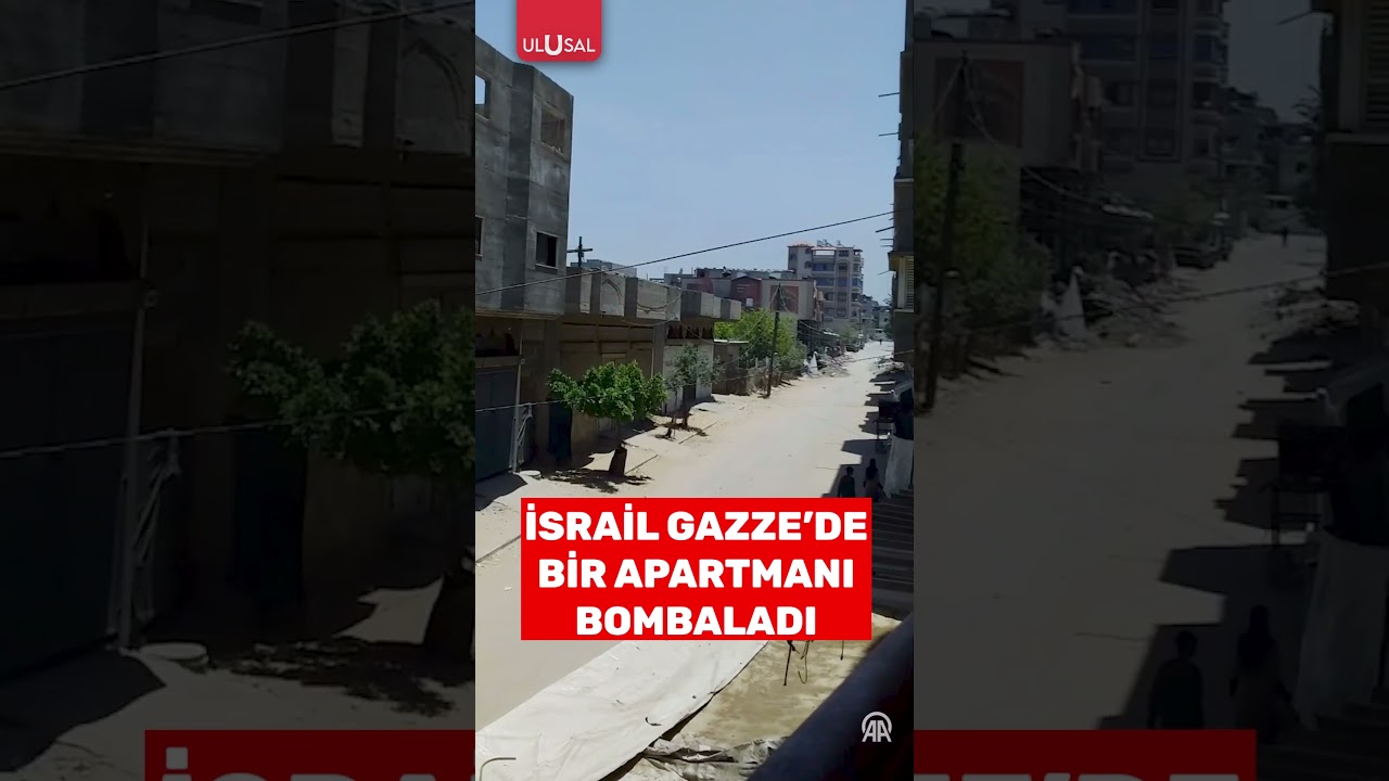 İsrail Gazze'nin kuzeyindeki Cibaliye kampını bombaladı #shorts #israil #gazze