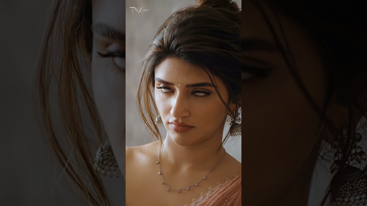Sreeleela Hot Face Closeup Scenes Vartcal 4k Slow Motin Edit Guntur Kaaram Part -2 #sreeleela