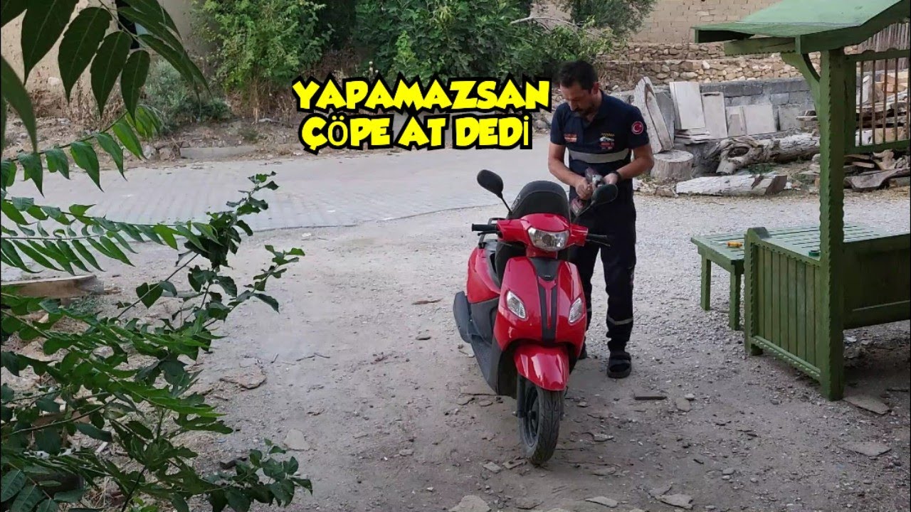 Sürekli aküsü boşalan 50 cc scooter motosiklet tamiri