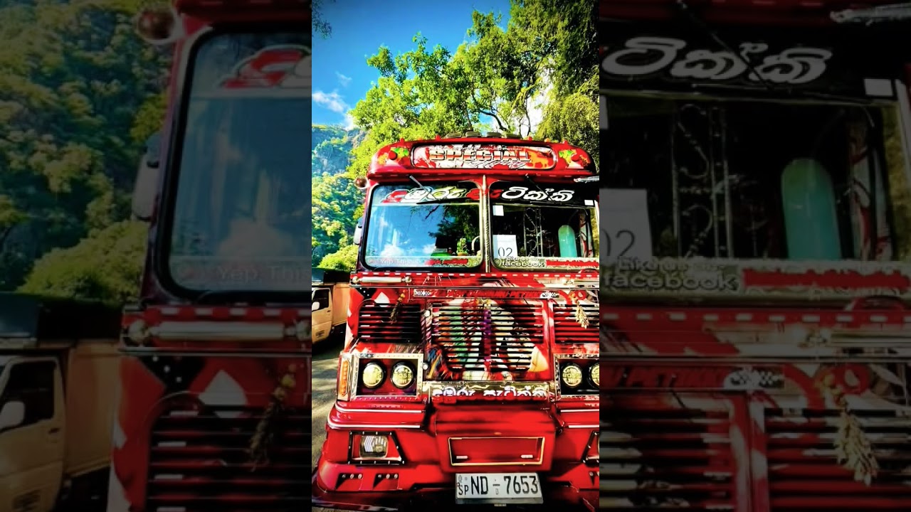 Sri Lankan Duburu Patikki Bus 🚌🪖⚔️✨🔥Create by AI Creator SL 🎨🤖🇱🇰🌟#bus
