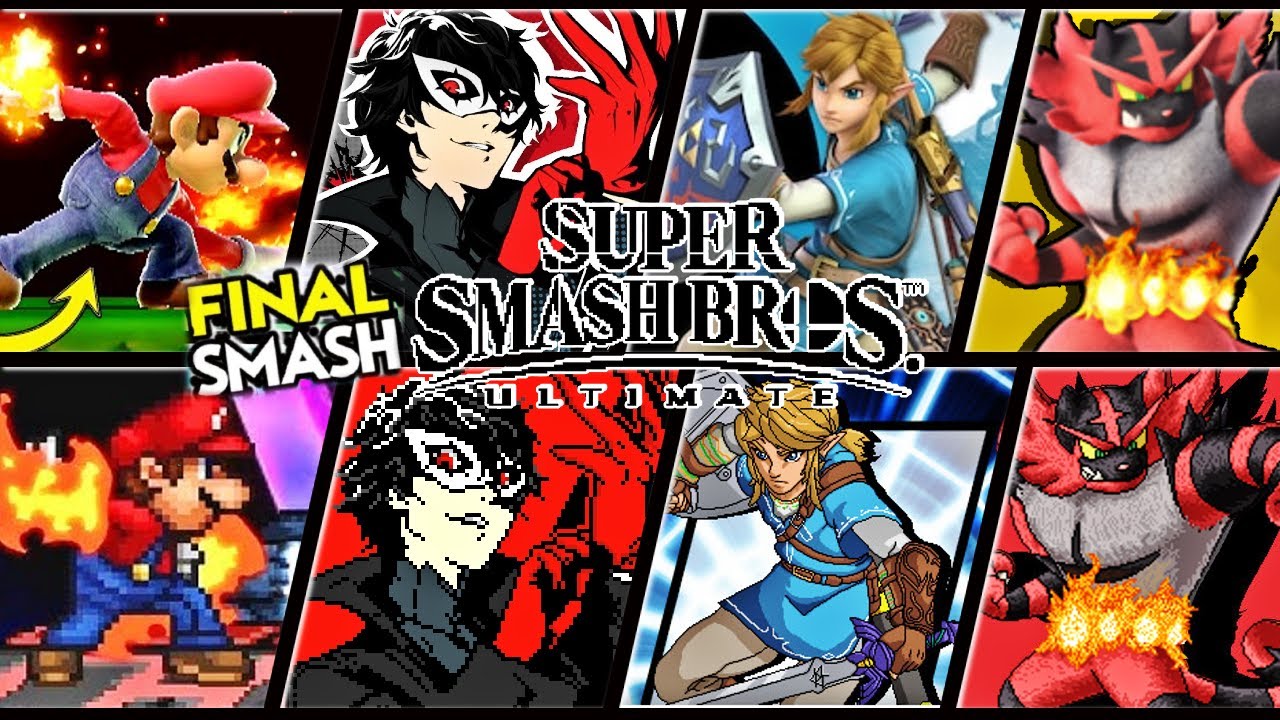 SSBU vs SSBC Ultimate 2D: Final Smashes 