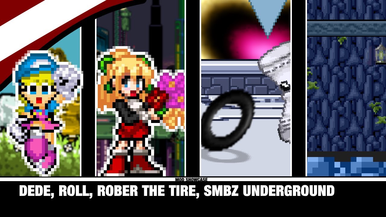 SSF2 Mods Showcase: Dede v2, Roll, Robert the Tire, SMBZ Underground stage