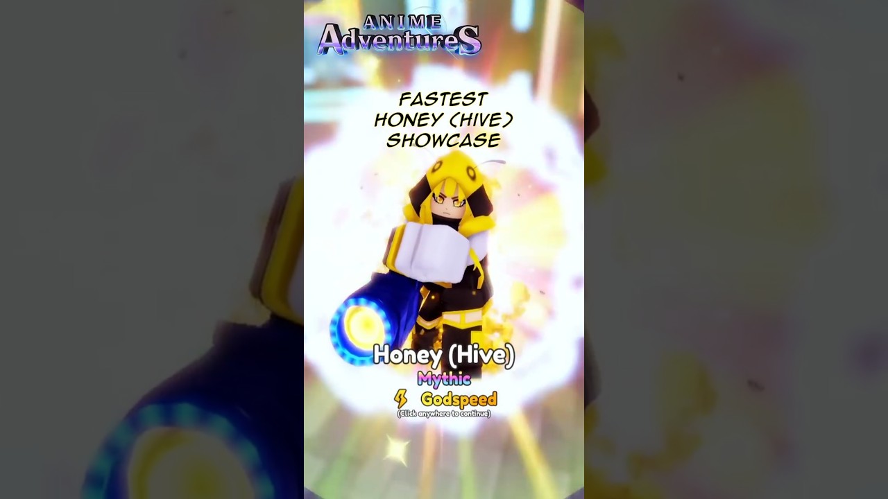 SSS Spa Fastest Honey (Hive) Showcase | Roblox | Anime Adventures #roblox #showcase #animeadventures