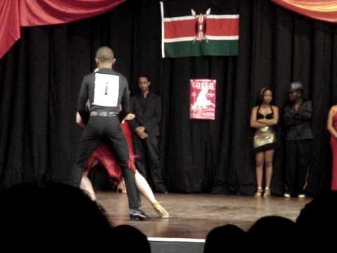 Stan and Nicole giving a demonstration of the Argentine Tango