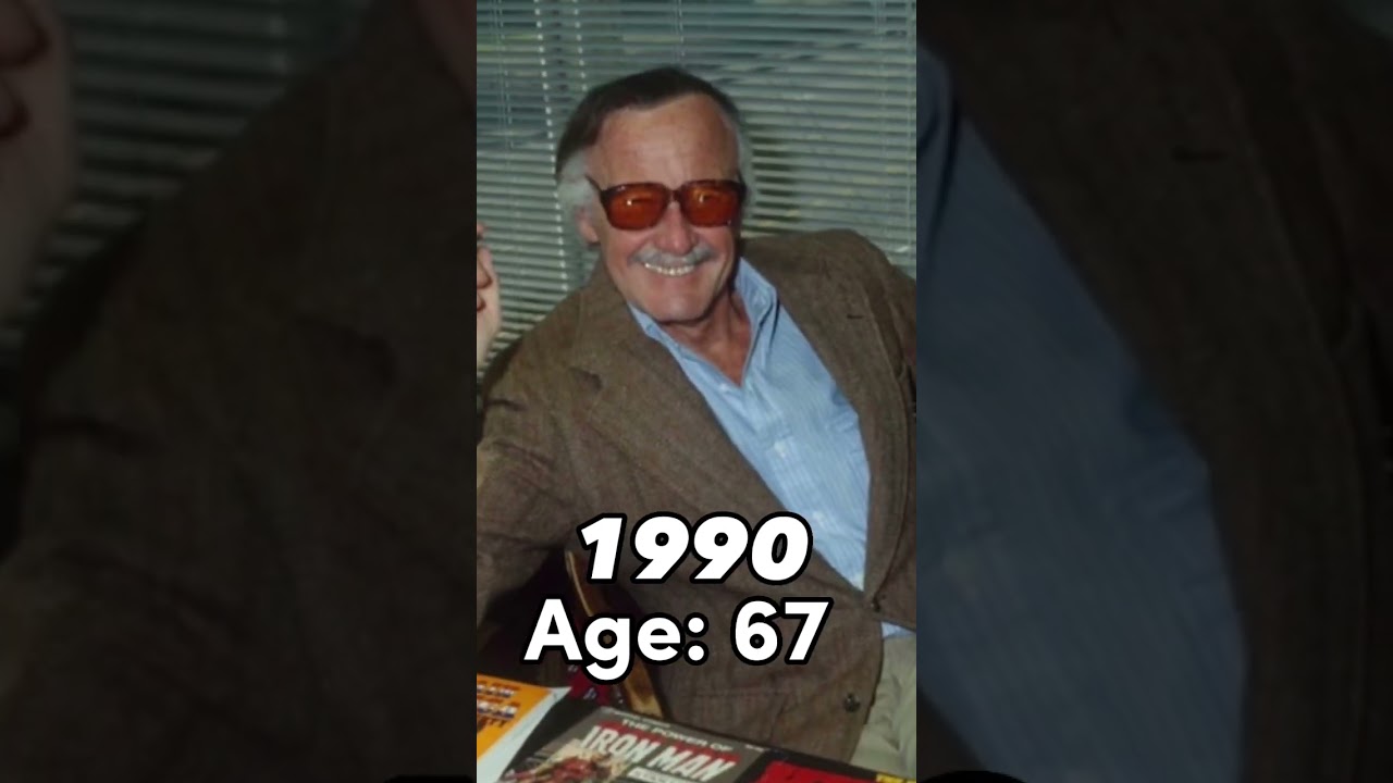 Stan Lee (2018-1935) Transformation 🥺😭  #Shorts #StanLee #Marvel