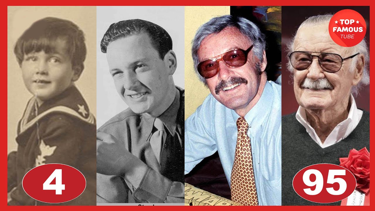 Stan Lee Transformation From 4 To 95 Years Old ⭐ Creator of Marvel Empire