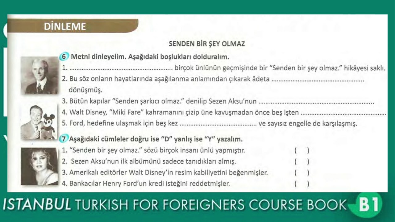 İstanbul B1 (Audio) - 5 SENDEN BİR ŞEY OLMAZ (Page 31)