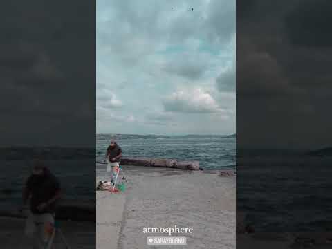 İstanbul sahil yürüyüş snap gündüz yağmurlu hava  #SNAP #STORY
