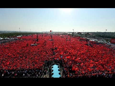 İSTANBUL YENİKAPI DEMOKRASİ VE ŞEHİTLER MİTİNGİ FULL 07.08.2016