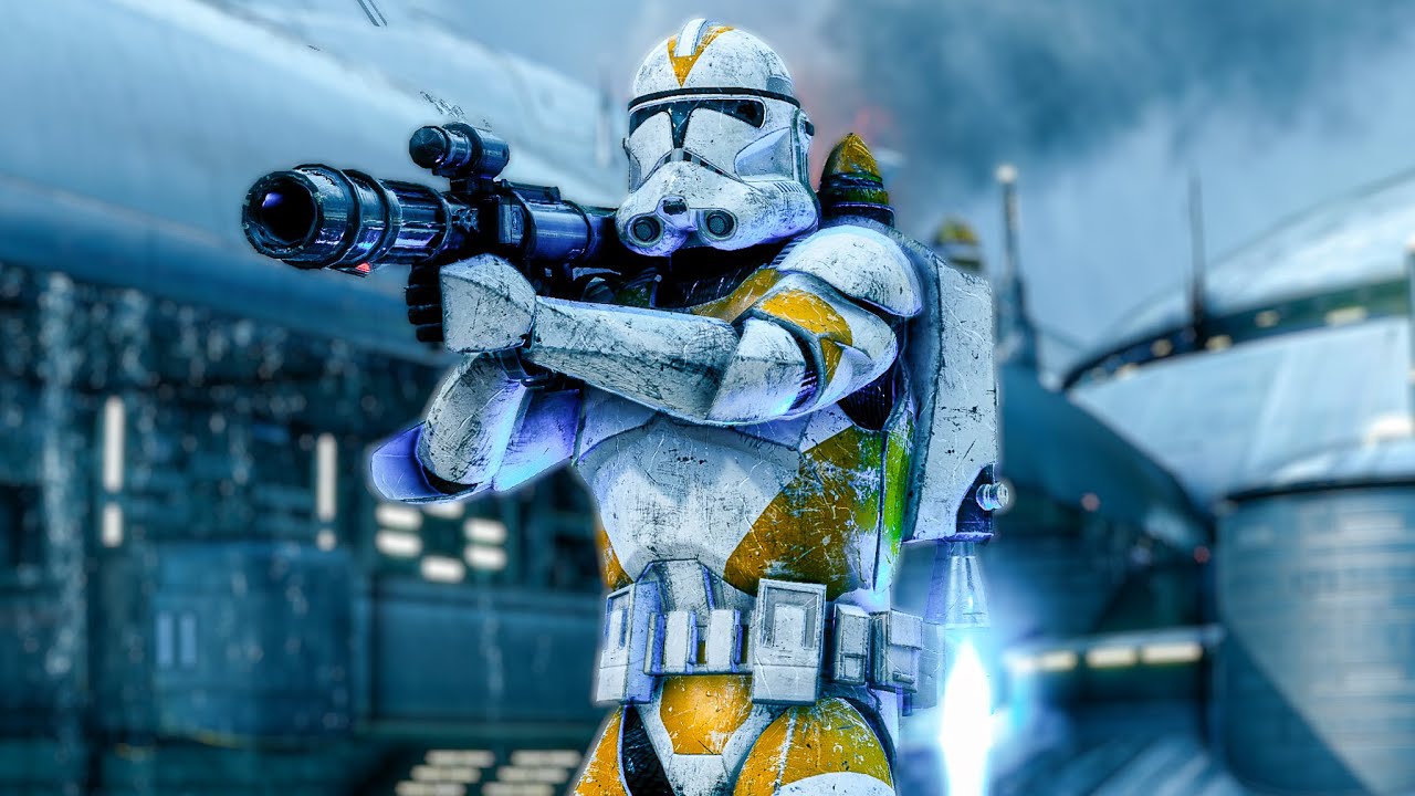 Star Wars Battlefront 2 - 212th Attack Battalion Gameplay | SWBF2 Mods