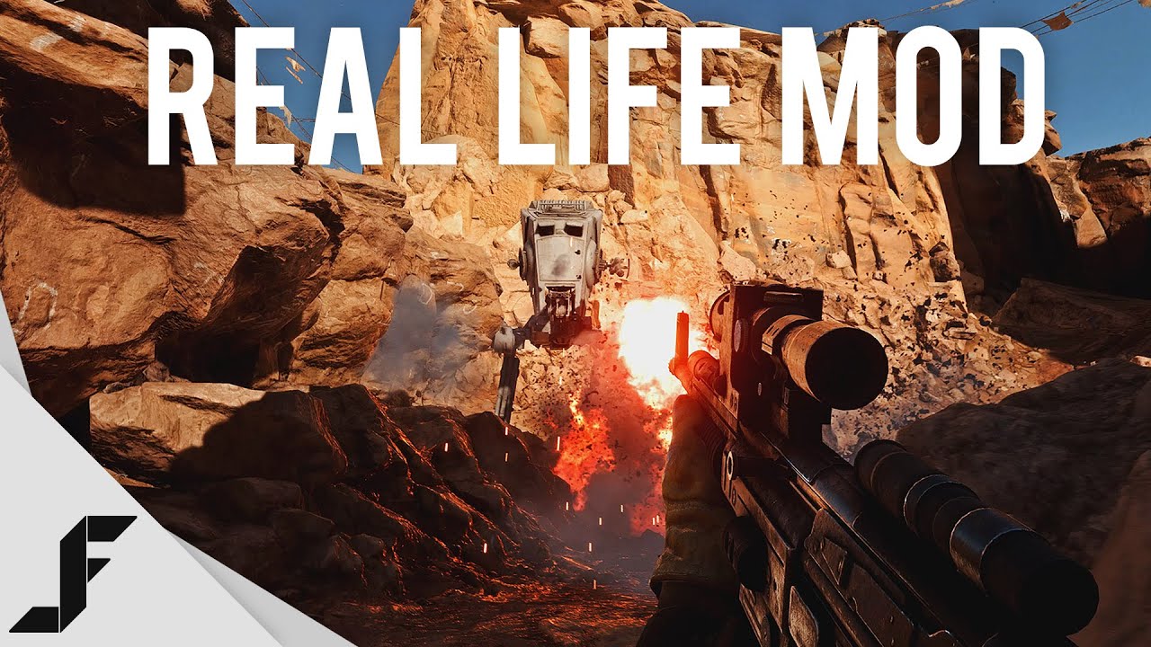 Star Wars Battlefront Real Life Mod - 4K 60FPS