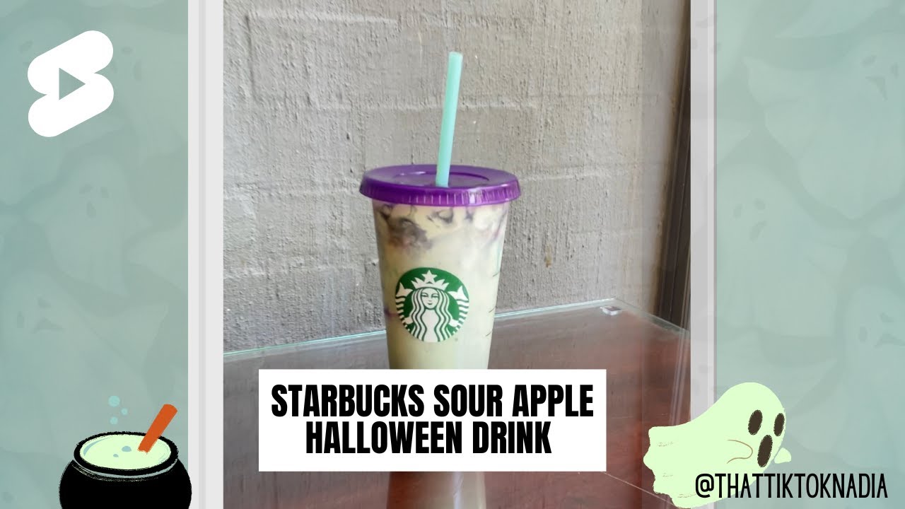 Starbucks SA Sour Apple Halloween Frappe 2022