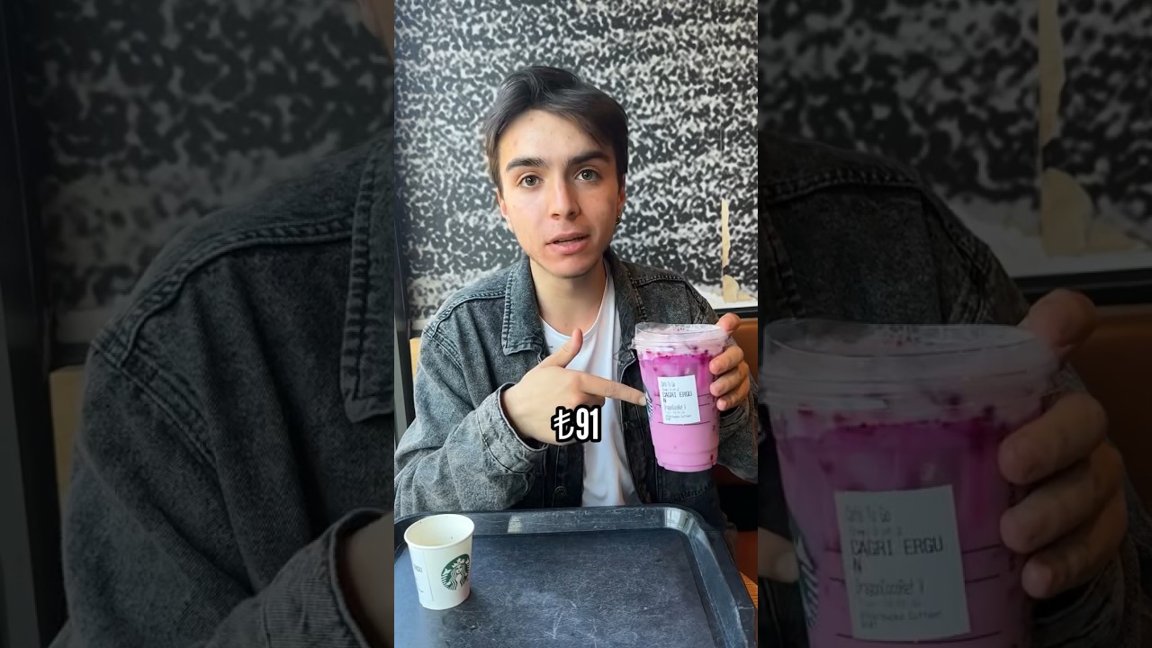 Starbucks’ın EN UCUZ ve EN PAHALI İçeceğini Denedim!! #shorts
