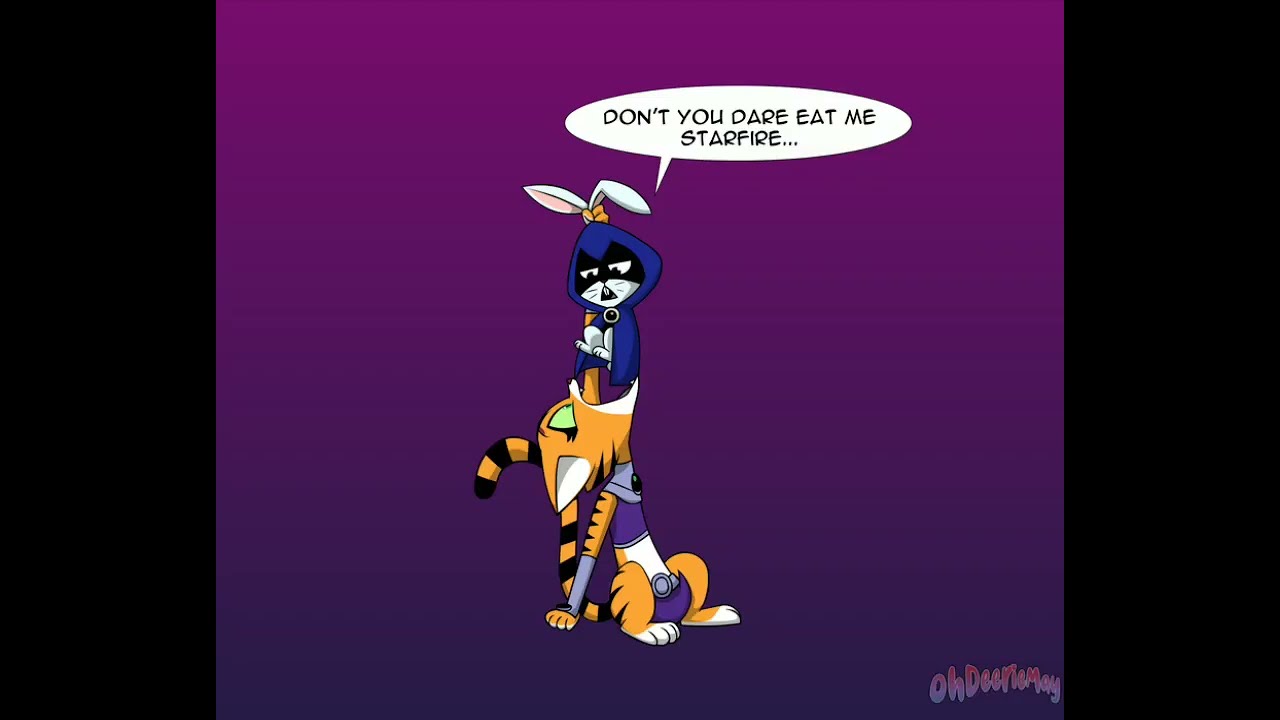 Starfire Cat Eats The Raven Bunny And Inflation