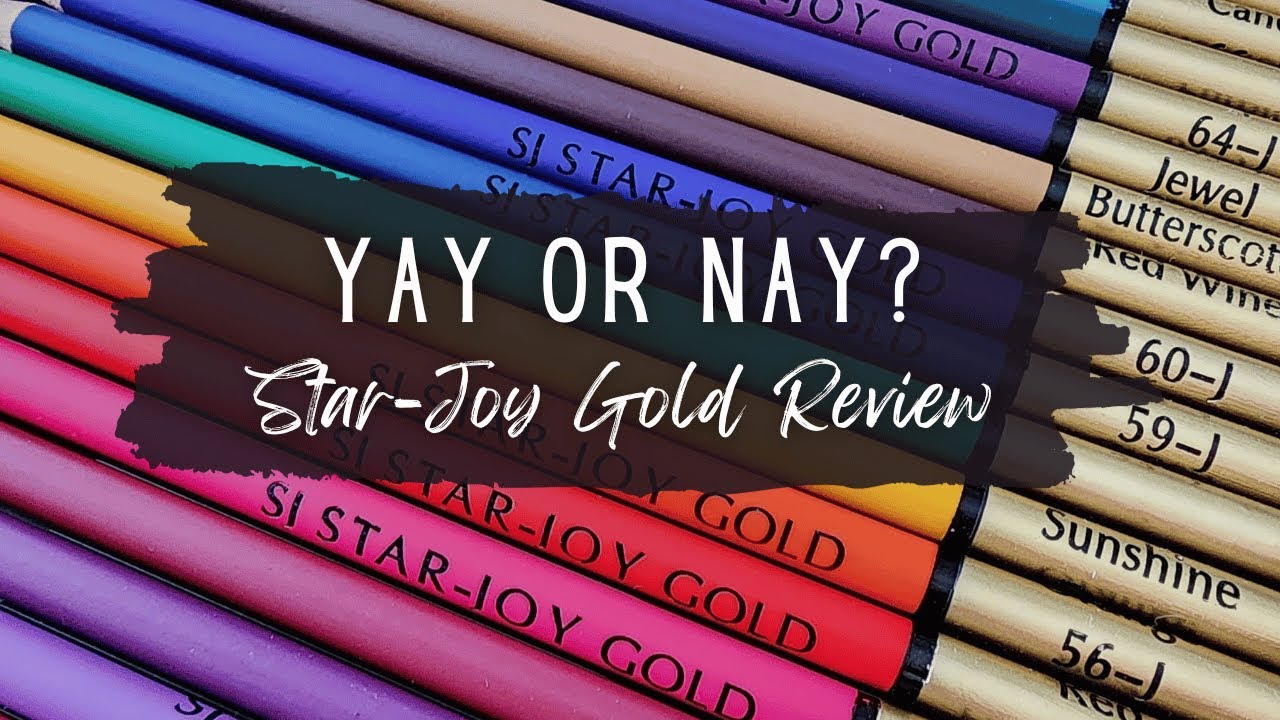 Star-Joy Gold Pencil Review | Are These Worth it for Adult Coloring?