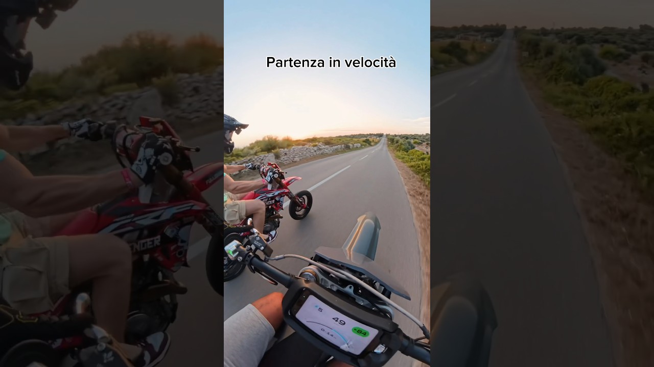 STARK VARG 80Hp VS Honda CRF 450 supermoto #stark#elettric#future#honda#moto