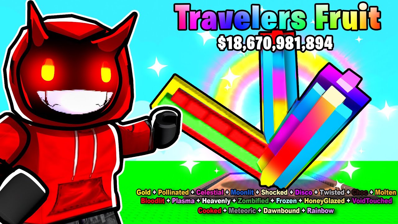 Starting Over Using ONLY TRAVELER'S FRUIT in Roblox Grow A Garden!