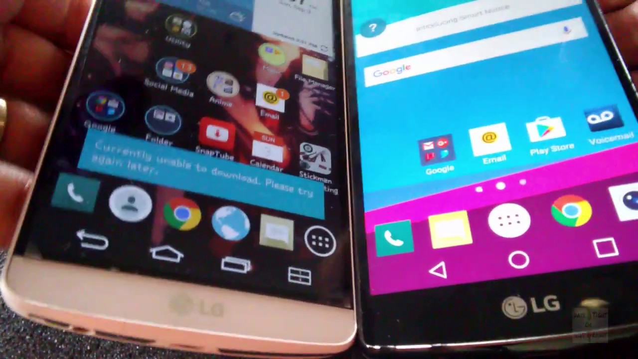 Startup LG G3 vs LG G4