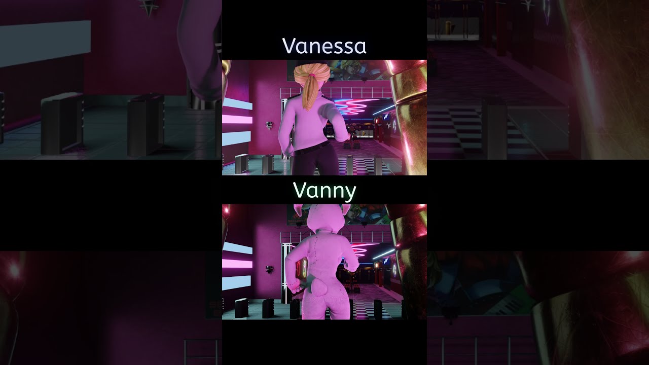 STAY! with Security Breach Vanessa and Vanny (Comparison)