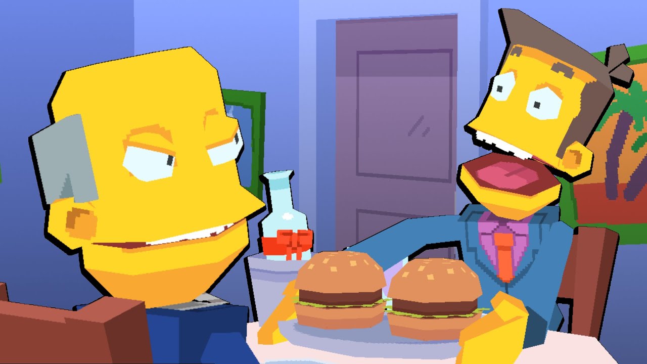 Steamed Hams but I 3D animated it