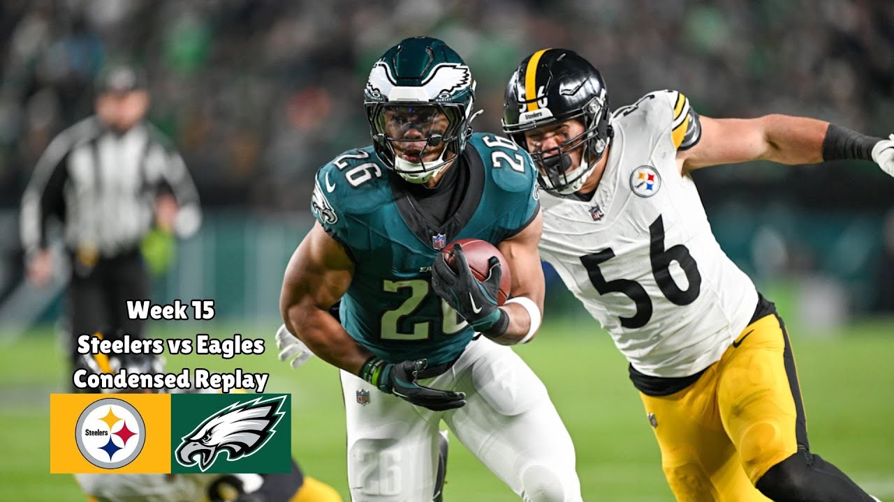 Steelers vs Eagles Condensed Replay | Week 15