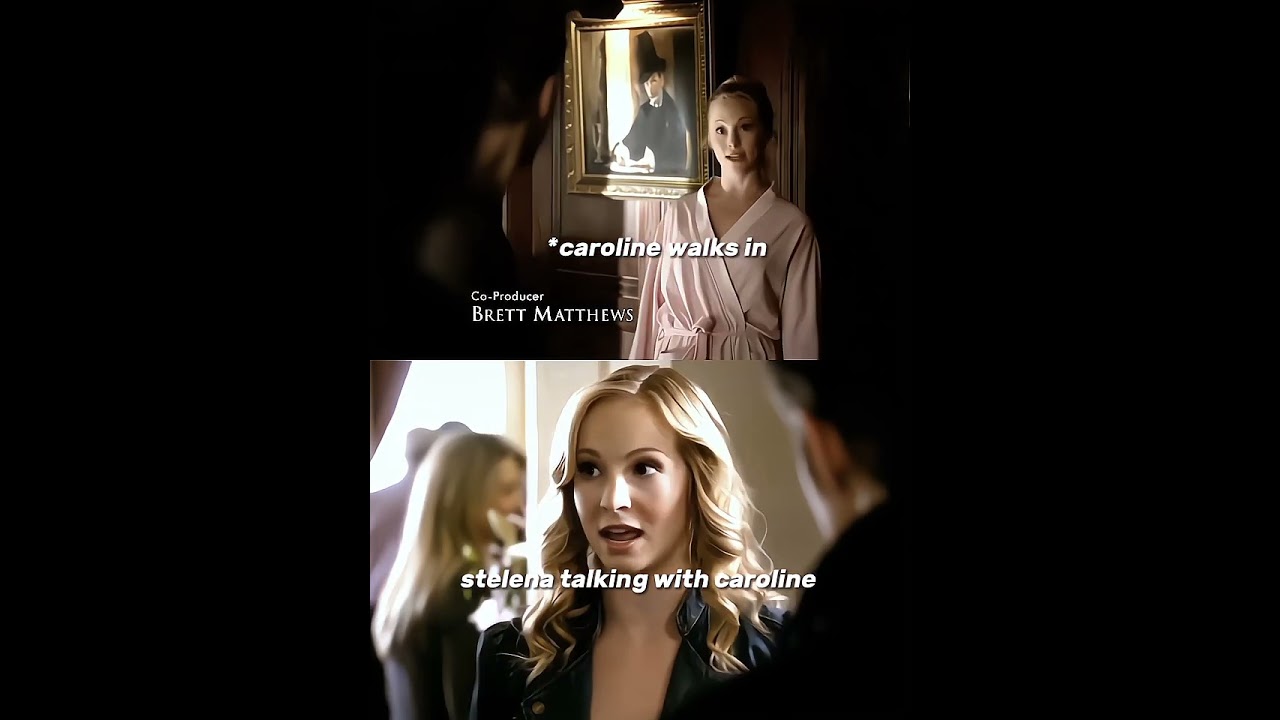 stefan checking out caroline when they are just friends 😘