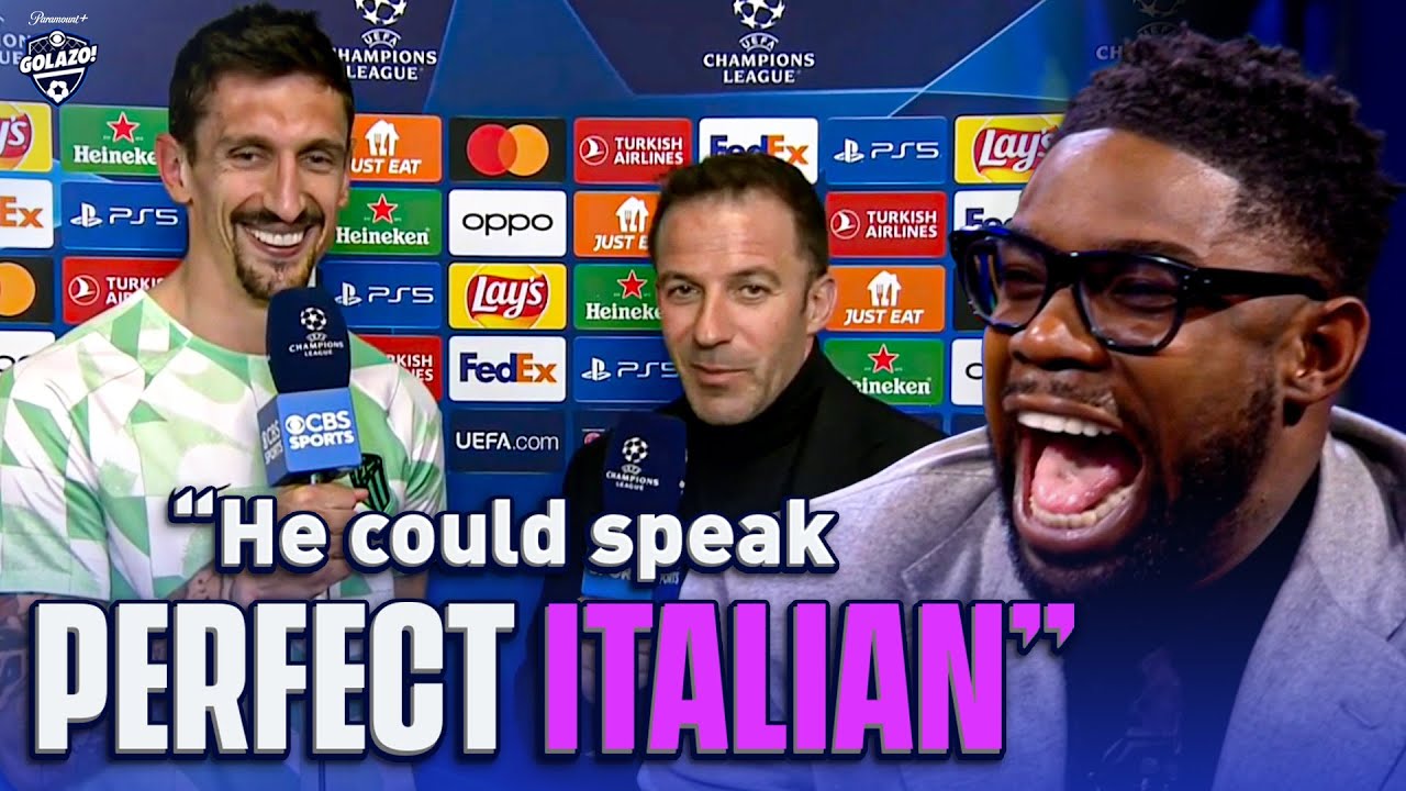 Stefan Savić banters Micah Richards over his Fiorentina days! 🤌 | UCL Today | CBS Sports Golazo