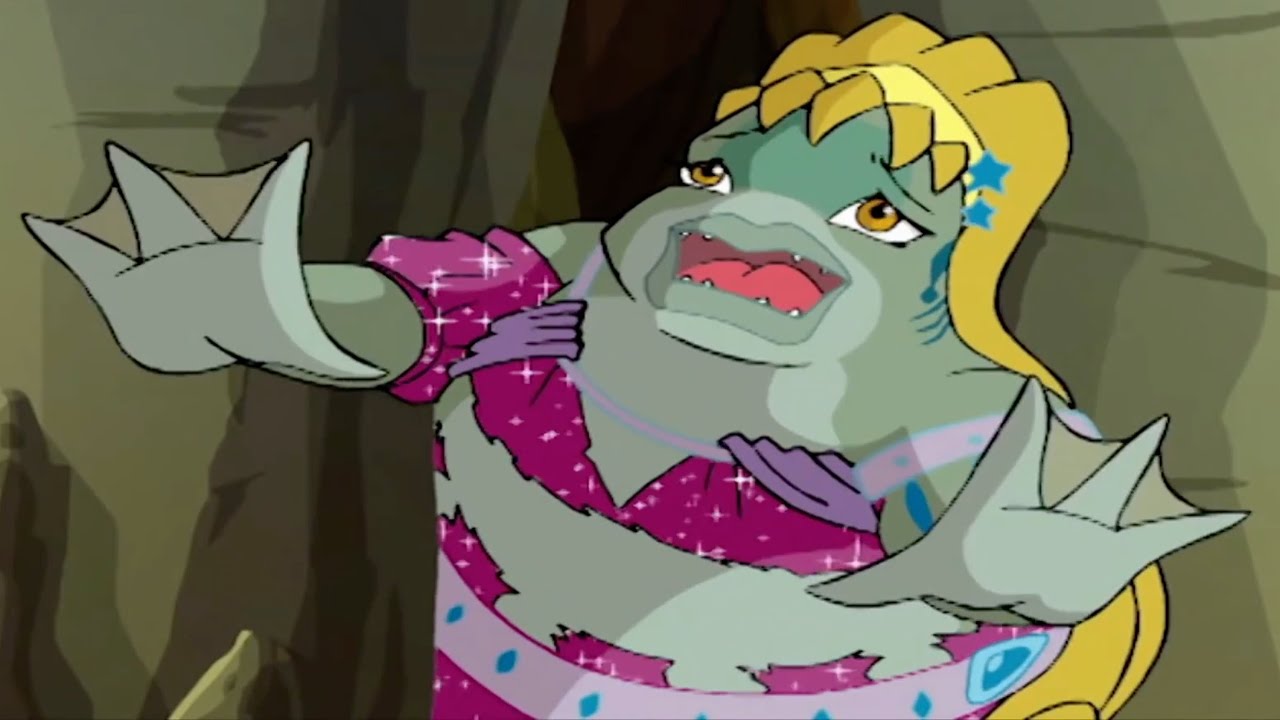 Stella gets stuck in a tight crevice | Winx Club Clip
