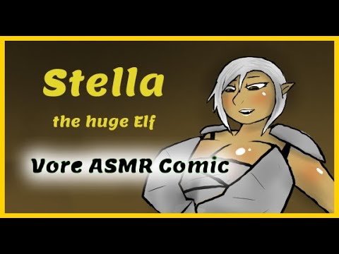 Stella the huge Elf is very Hungry (Full ASMR Vore Comic)