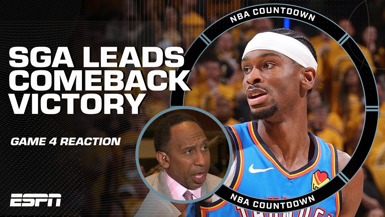 Stephen A. says the Thunder OFFICIALLY HAVE THE MOMENTUM after Game 4 win vs. Pacers | NBA Countdown