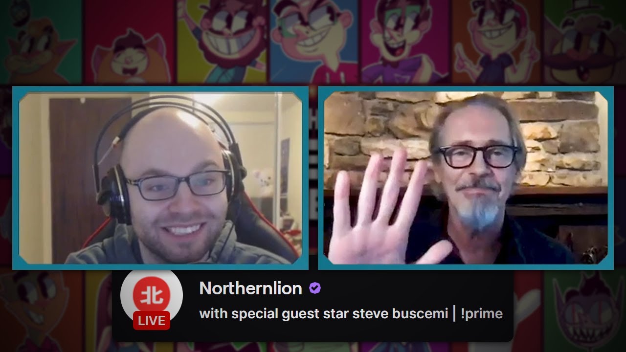 Steve Buscemi shows up on Northernlion's stream