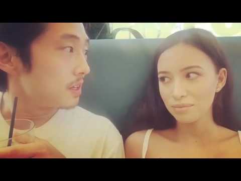 Steven Yeun & Christian Serratos