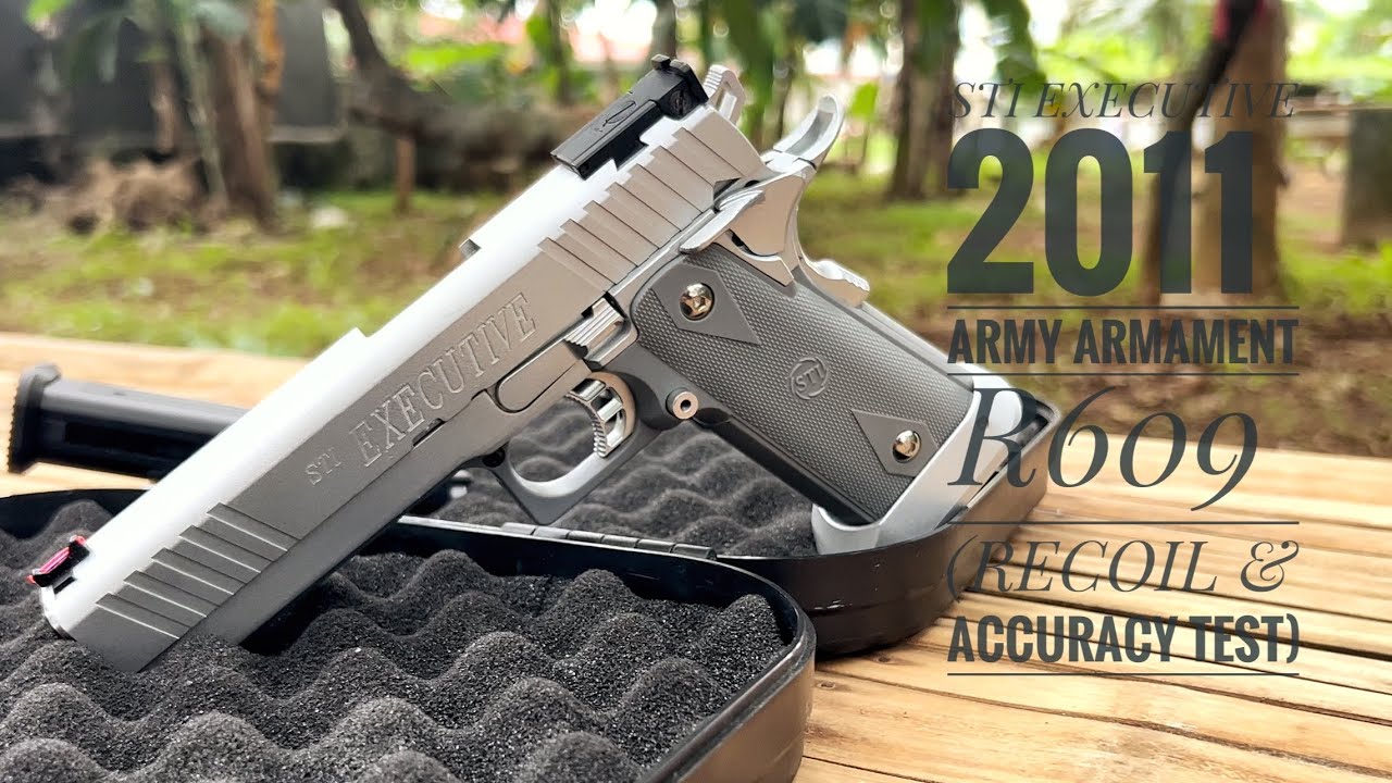 STI EXECUTIVE 2011 (ARMY ARMAMENT R609) RECOIL & ACCURACY TEST