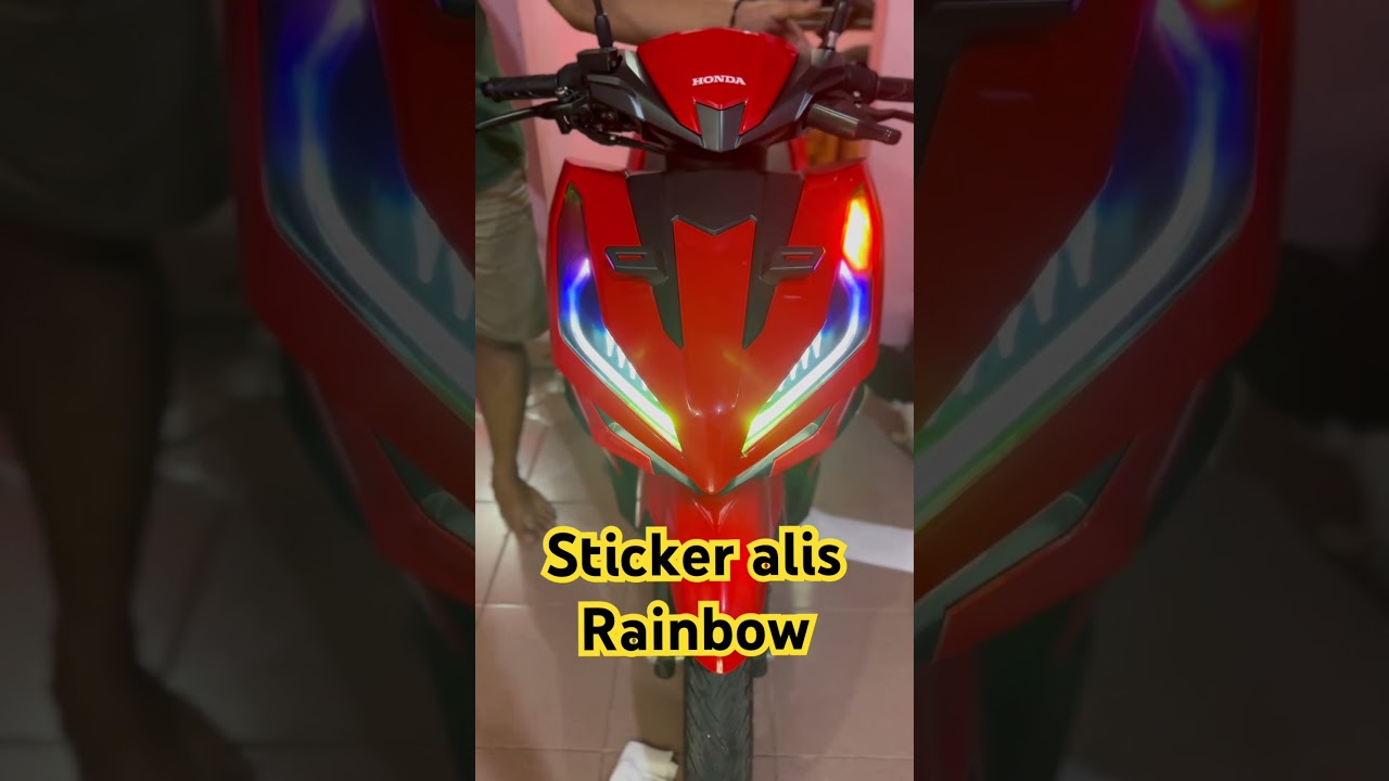STICKER ALIS RAINBOW #stikermurah #vario #vario125 #vario150 #scoopy #scoopybaru