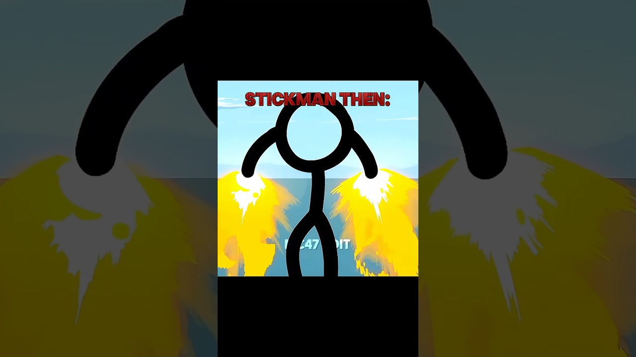 Stickman Now Vs Stickman Then 💀🥶🔥#Shorts #Stickman #Trending #Edit #Capcut
