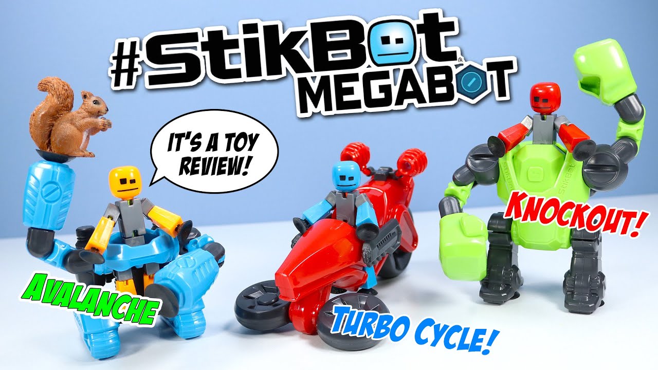 StikBot MEGABOT Knockout Avalanche Turbo Cycle Review 2020
