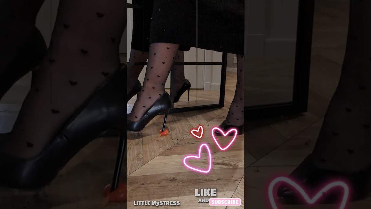 Stiletto heels tomato crush #highheelscrush #highheelsdestruction #asmrcrushing