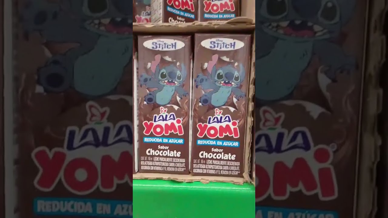 Stitch y Angel en LALA Yomi #lecheyomi #liloystitch
