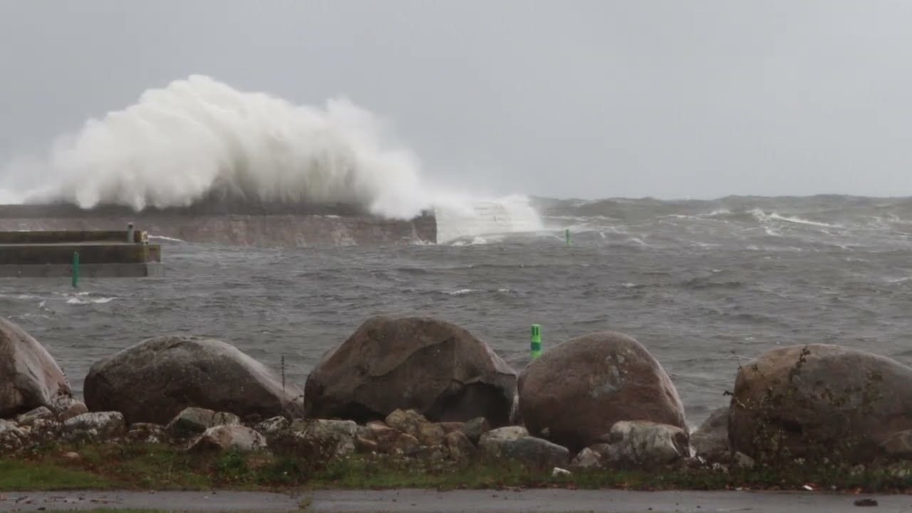 Stormen i Simrishamn 2023-10-20